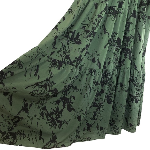 ANTHROPOLOGIE Ranna Gill Herbaliste Green Halter Maxi Dress - Picture 10 of 14